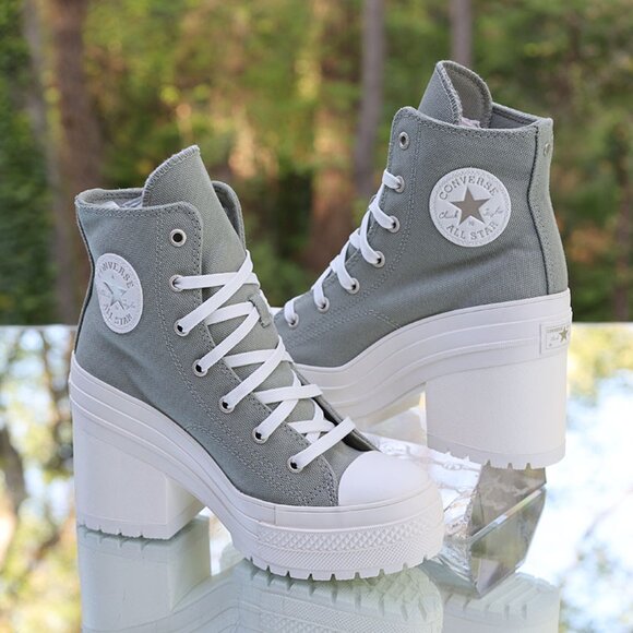 Converse Chuck 70 De Luxe Heel Platform Hi Metal Rings - Picture 3 of 15